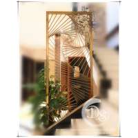 Metal Screen Divider Sculpture Decorative Room Divider Stainless Steel Decorative Panel Privacy Screen